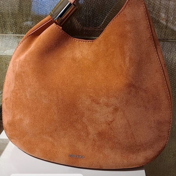 Jimmy Choo Suede Hobo Bag - Picture 9 of 16